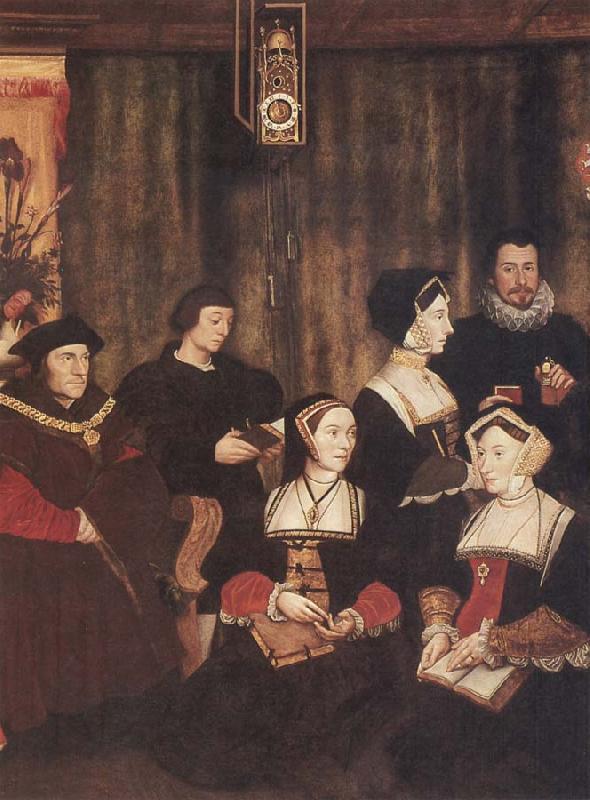 Rowland Lockey Sir Thomas More and his family oil painting image